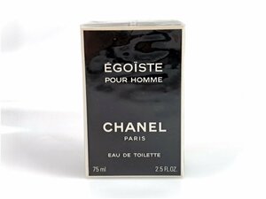 未使用　フィルム未開封　シャネル　CHANEL　EGOISTE　POUR HOMME　エゴイスト　プールオム　オードトワレ　スプレー　75ml　YK-7415