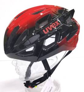 uvex race7　ブラック/レッド　55-61cm　 JCF公認シール付き　定価￥13750