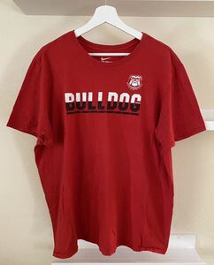 NIKE ナイキ Tシャツ 半袖 レッド サイズ XL BULLDOG