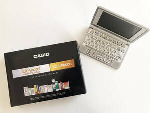 美品★CASIO 動作確認済み EX-word XD-LP8000 DETA PLUS2 カシオ エクスワード 電子辞書 説明書 箱付き 保護ケースおまけ 広辞苑 7ヶ国語