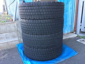 【B251】215/70R17.5 124/121J ブリヂストン W910 残溝約：12mm 4本セット