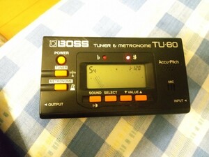 送料230円　早い者勝ち即決格安　BOSS チューナー メトロノーム　TU-80