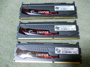 G-SKILL DDR3-1600 4GBX3=12GB⑤