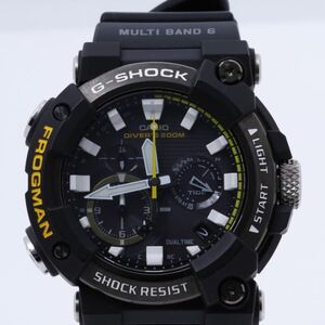 カシオ G-SHOCK フロッグマン GWF-A1000-1AJFデイト　黒文字盤　樹脂　美品