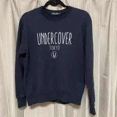 アンダーカバー　スウェット トレーナー　S ネイビー　ロゴ　UNDERCOVER