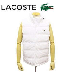 LACOSTE (ラコステ) BH350EL Blousons ピケダウンベスト 001ホワイト LC177 46-XS