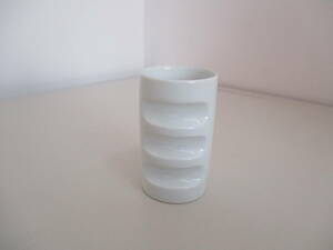 B08 白山陶器 花瓶 一輪挿し 陶磁器 レア HAKUSAN JAPAN