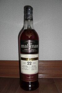 【新品未開栓】２２年 The maltman　シングルモルト　スコッチウイスキー　700ml　52.2度