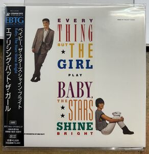 エブリシング・バット・ザ・ガール ／ベイビー、ザ・スターズ・シャイン・ブライト 【未開封新品CD】 紙ジャケット サンプル盤 TECI-24383