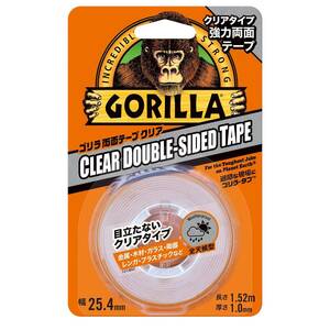 KURE(呉工業) Gorilla Glue ゴリラ強力両面テープ クリア 25.4mm×1.52m