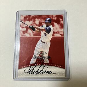 1997 GARRET ANDERSON DONRUSS SHINATURE auto ギャレット　アンダーソン　直筆　サイン