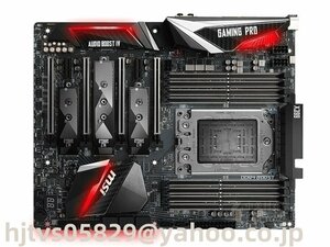 MSI X399 GAMING PRO CARBON AC ザーボード AMD X399 Socket TR4 ATX メモリ最大128G対応 保証あり　