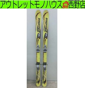 KAZAMA スキー板 150cm Winter high95 黄色系 ビンディング付き カザマ 札幌市 西区