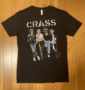 CRASS クラス tシャツ 黒　M 美品 クラストコア ハードコアパンク ノイズコア