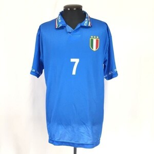 Made in Italy★ITALIA / 7 DEL PIERO/イタリア代表/デルピエロ★レプリカユニフォーム【Mens size -XL/青/blue】Tops/Shirts◆BH144