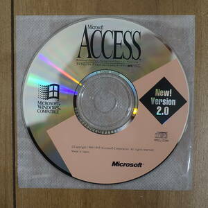 Microsoft Access Version 2.0 Windows 動作品