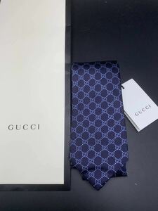 R 杉本 7月 No.68 GUCCI グッチ イタリア製 ネクタイ 総柄 シルク 100% ブランドネクタイ 男性 紳士 ビジネス 