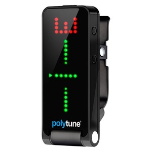 ギターチューナー クリップ式 tc electronic polytune clip Black クリップ式 ポリフォニックチューナー アコギ チューナー