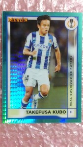 送料込即決 2022-23 Topps Marlin UEFA Club Competitions Aqua Prism Refractor #124 Takefusa Kubo 久保建英 アクアプリズムリフラクター