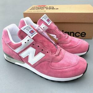 UK製 NEW BALANCE M576PNK PINK×WHITE【30th Anniversary Collection】US7.5D 25.5cm スエード 新品 限定イギリス英国製 ピンク×ホワイト