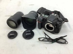 Nikon/ニコン デジタル一眼レフカメラ/望遠レンズ(2点)/充電器無し D500 バッテリー現状 ジャンク品 ACB