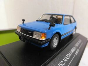 k 1/43 SAPI サピ マツダ ファミリア XG * FF 1982 青 * 前期 BD 323 MAZDA