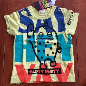 PARTY PARTY・パーティーパーティー・半袖・Tシャツ・ライムグリーン系・70①