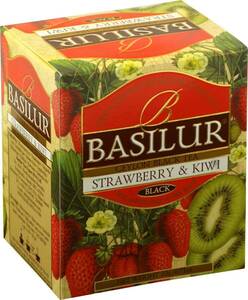 バシラーティー BASILUR TEA ストロベリー&キウィ (20g)ティーバッグ10袋 アイスティー 水出し