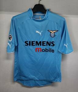 02-03ラツィオ SS LAZIO(H)#11 シニシャ・ミハイロヴィチ MIHAJLOVIC 半袖 Puma正規 Serie A仕様 M