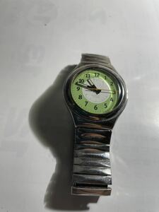 中古動作確認、swatch、swiss patented、waterresist ant 稀少