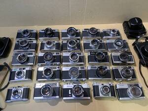 【25個】Canon/OLYMPUS/MAMIYA-35/Aires VISCOUNT/Aires 35II/レンジファインダーカメラ 動作未確認 まとめて ジャンク セット まとめ (496