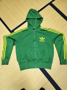 adidas パーカー ジャージ L