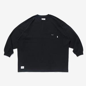 WTAPS 2022 SS ALL 01 LS COTTON サイズL BLACK DESIGN BLANK INSECT ダブルタップス