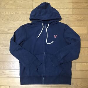 AMERICAN EAGLE OUTFITTERS MEN’S FULL ZIP HOODIE size-M(着丈65身幅59) 中古 NCNR