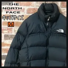 《キッズサイズ》THE NORTH FACE ダウンジャケット　刺繍ロゴ　M