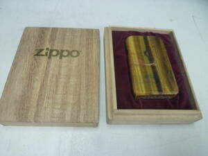 『未使用品』ZIPPO/ジッポー オイルライター スリムタイプ ブライヤー ウッド 木箱付き