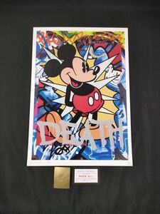 A15 DEATH NYC 世界限定ポスター 現代アート ポップアート Andy Warhol ウォーホル ミッキーマウス バンクシー キースへリング