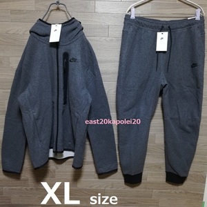 XL 新品 NIKE Tech Fleece ナイキ テック フリース ウィンタライズド フーディ パーカー ジョガー パンツ 上下 セット LL ブラック 未使用