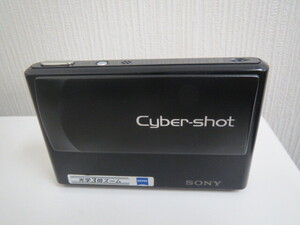 ■H90511:SONY ソニー Cyber-shot サイバーショット DSC-T1 デジタルカメラ ブラック 動作未確認 ジャンク