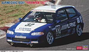 ハセガワ 20688 1/24 アルパイン シビック （EG6） “1993 インターTEC”