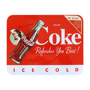 コカコーラ トリベット (D) Coca-Cola 鍋敷き コーラ グッズ プレート キャンプ アウトドア キッチン パーティ インテリア 【メール便OK】