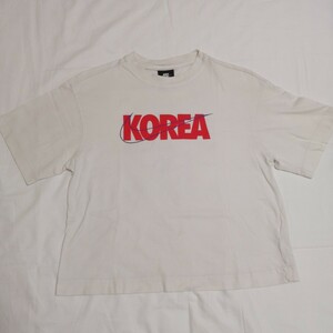 ナイキ NIKE KOREA Tシャツ Sサイズ 白 韓国 レア