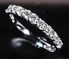 【厳選】天然 ダイヤモンド リング 指輪 0.5ct エタニティpt900