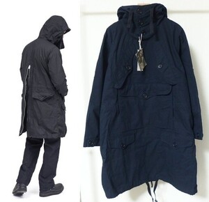 Engineered Garments エンジニアードガーメンツ Over Parka Nyco Ripstop オーバー パーカー XS 紺 アノラック プルオーバー