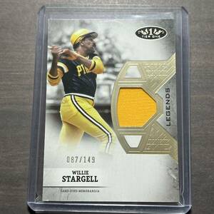 Willie Stargell - Pittsburgh Pirates Memorabilia /149 Tier One Legend Relics 2024 Topps Tier One Baseball MLB