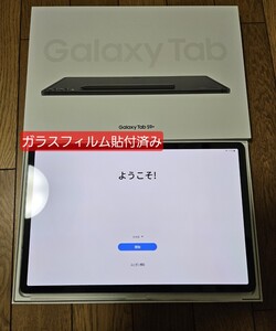 Galaxy Tab S9+ グラファイト12GB/256GB 国内版(ガラスフィルム+microsdカード256GB付き)