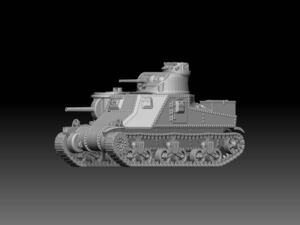 1/72レジンキット　未塗装 WWⅡ アメリカ軍　M3Lee 中戦車　240706