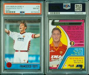 PSA8 MERIN SERIE A 2000 FRANCESCO TOTTI #76 RUBY トッティ　ローマ 100枚限定