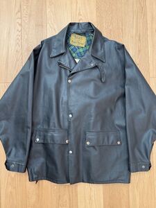 40s50s60s Belstaff BlackPrince PVCジャケットブラックプリンスライダースイギリス製