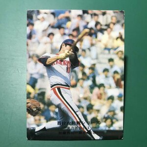 1975年　カルビー　プロ野球カード　75年　924番　阪急　加藤　　　　【D83】